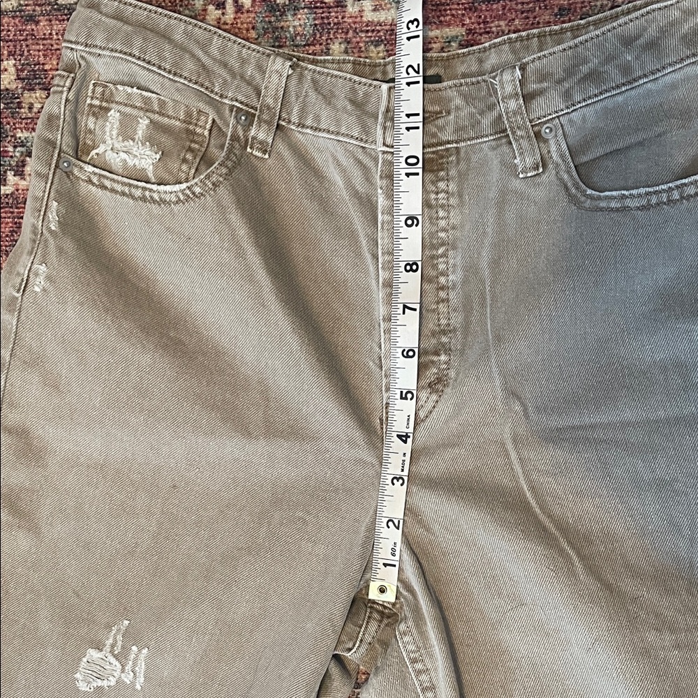 Wild Fable High Rise Button-Fly Jeans in Tan - Picture 15 of 16